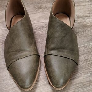 Swan D'Orsay Green - Catherine Malandrino shoes